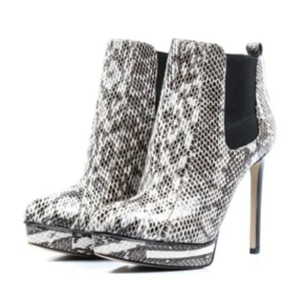 MICHAEL Michael Kors Meadow Platform Ankle Boots SZ 7